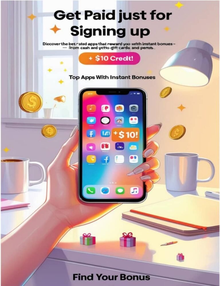 Read more about the article Apps with Signup Bonuses: Free Gifts So Good, It Feels Illegal (But It’s Not)