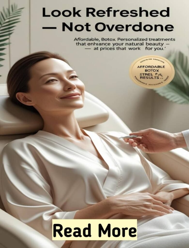 Read more about the article Affordable Botox Strategies for Natural Results: Look Radiant Without Overpaying
