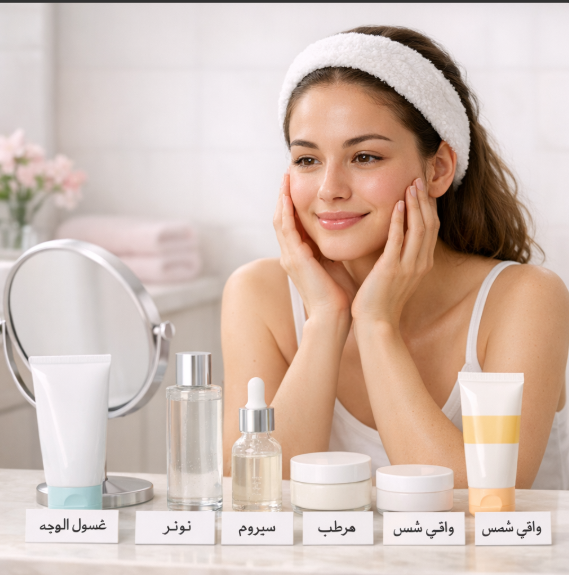 Read more about the article روتين العناية بالبشرة للمبتدئات