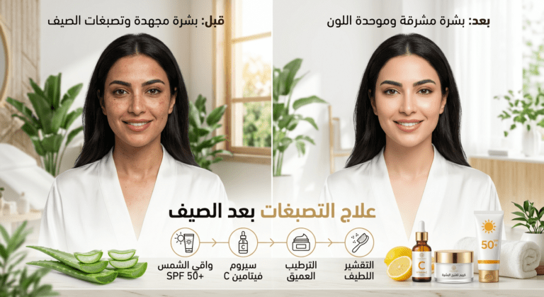 Read more about the article علاج التصبغات بعد الصيف