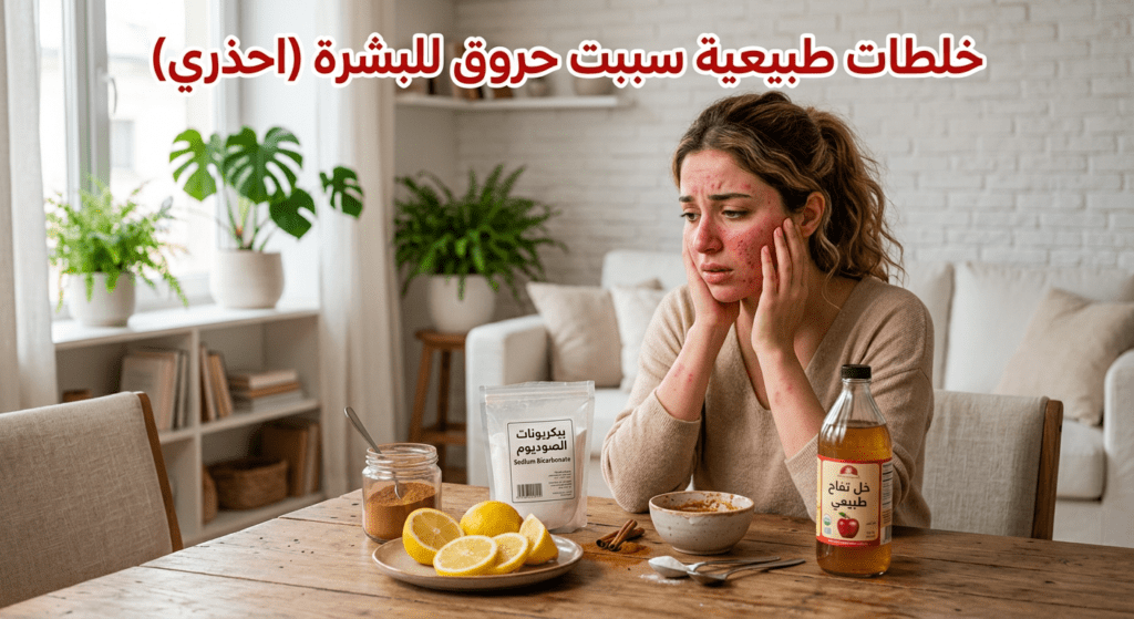 Read more about the article خلطات طبيعية سببت حروق للبشرة (احذري)