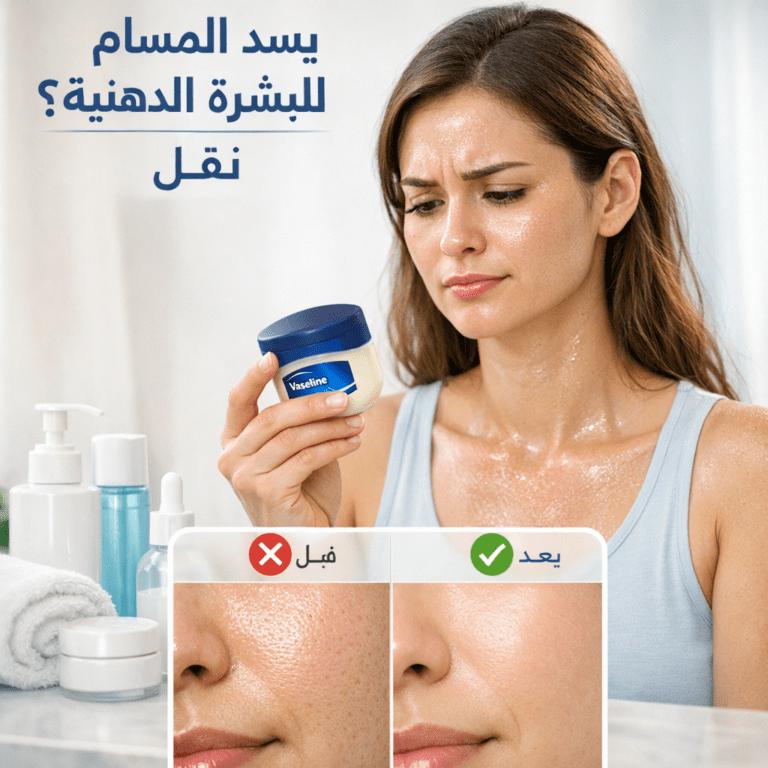 Read more about the article هل الفازلين يسد المسام للبشرة الدهنية؟