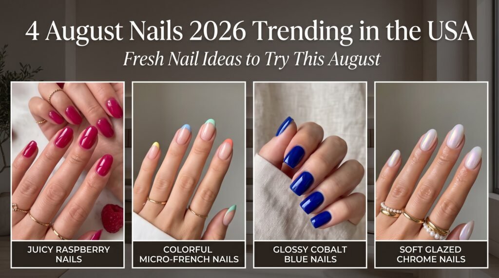 Read more about the article August Nails 2026: 4 Trending Nail Ideas to Try This Month 