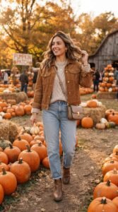 The Romantic Pumpkin Patch Outfit