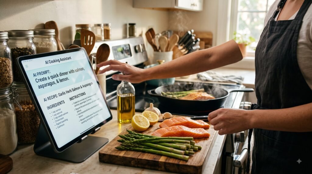 Read more about the article Ai cooking prompt in a reaal style