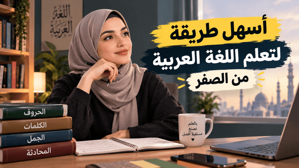Read more about the article أسهل طريقة لتعلم اللغة العربية من الصفر:/easiest-way-to-learn-arabic